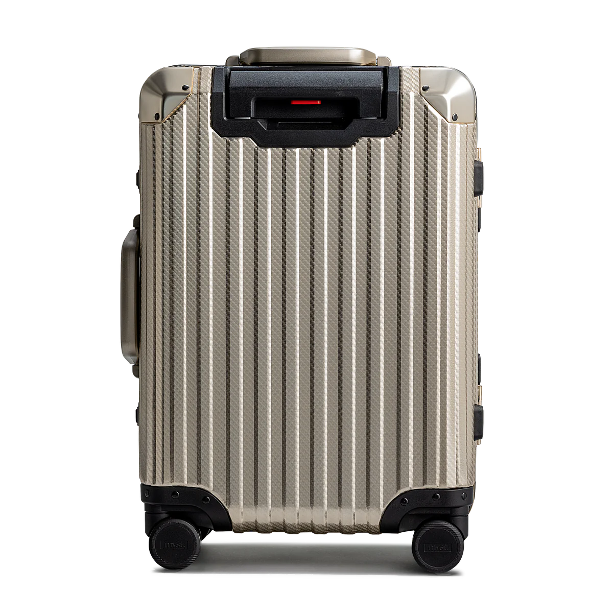 Zuitcase aluminium resväska guld