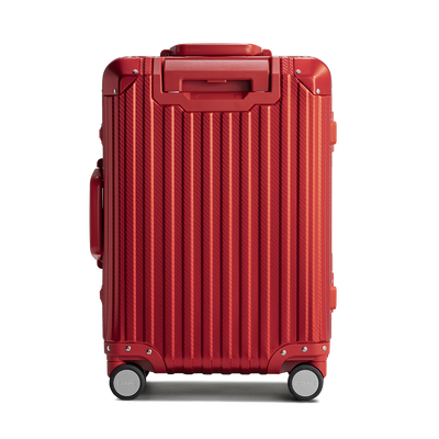 Zuitcase aluminium resväska röd