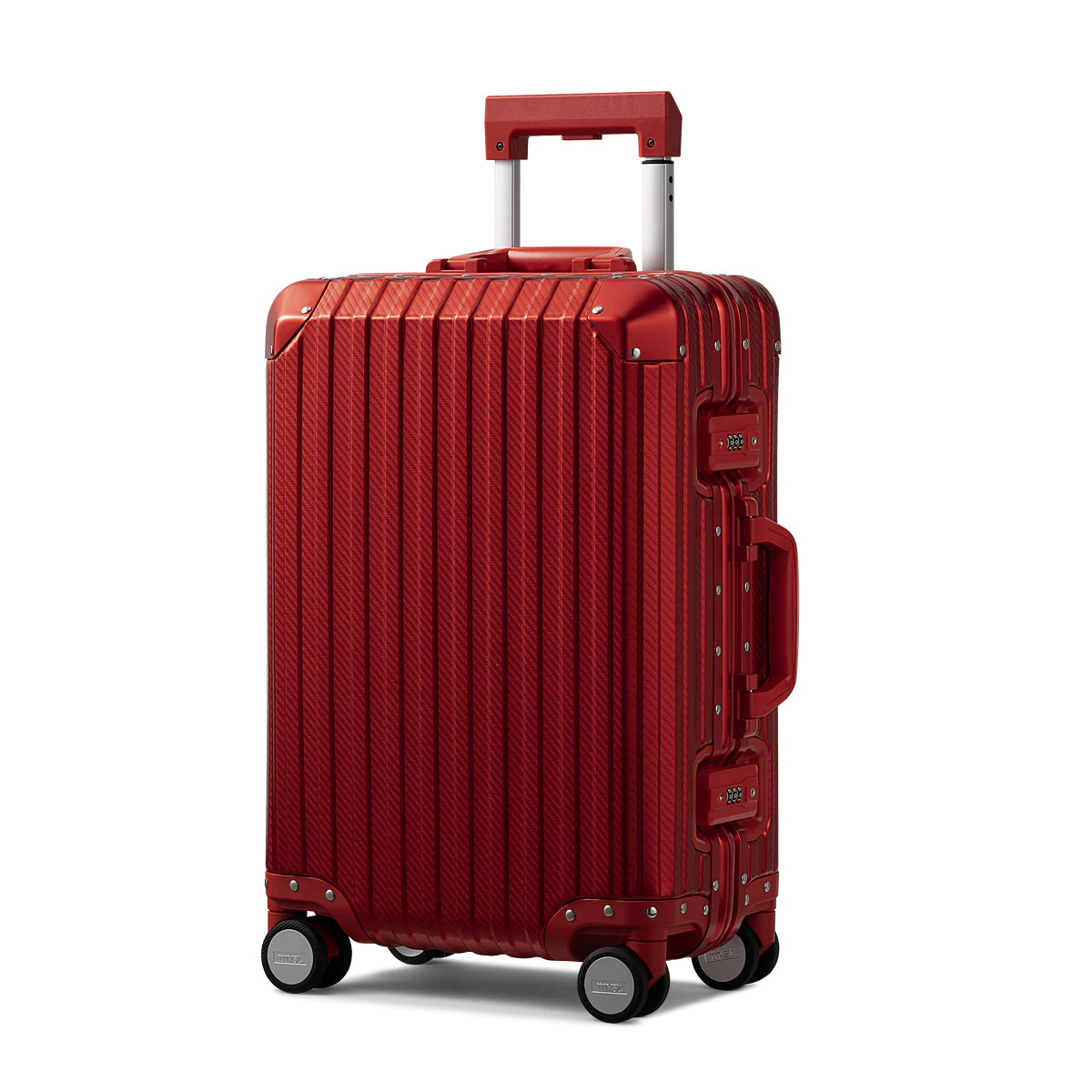 Zuitcase aluminium resväska röd