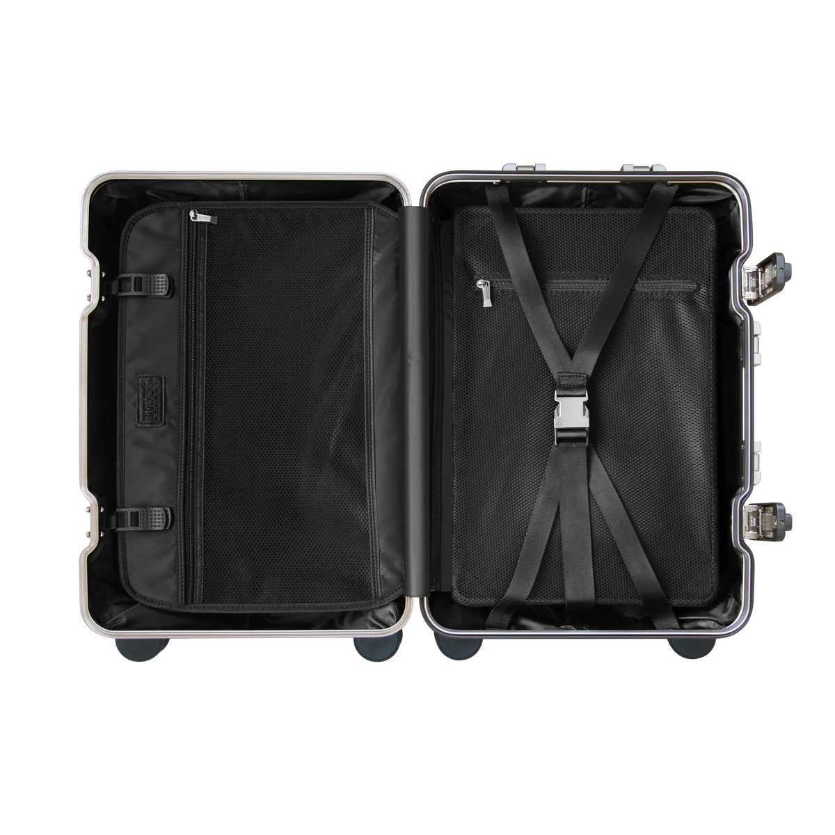 Zuitcase aluminium resväska guld