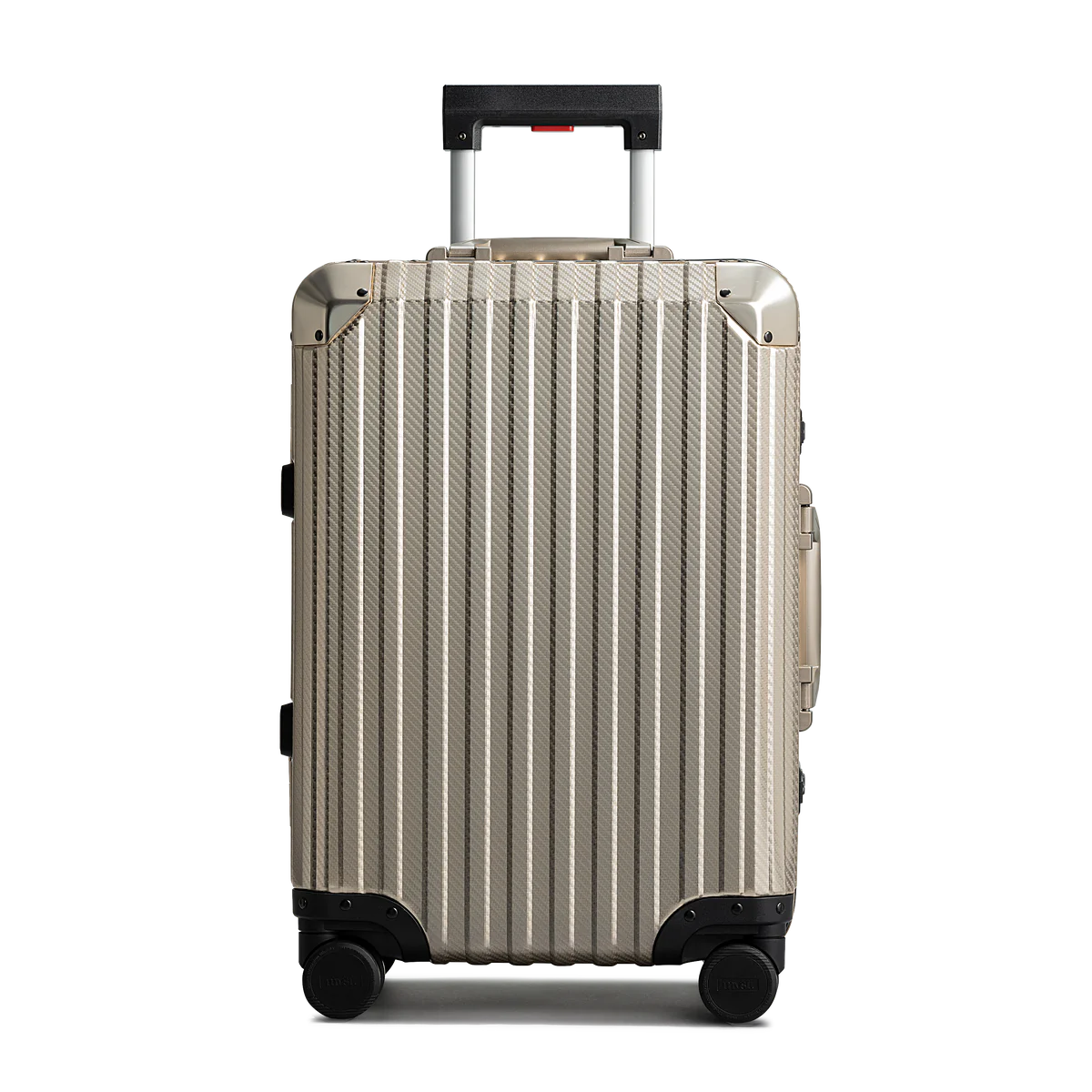 Zuitcase aluminium resväska guld