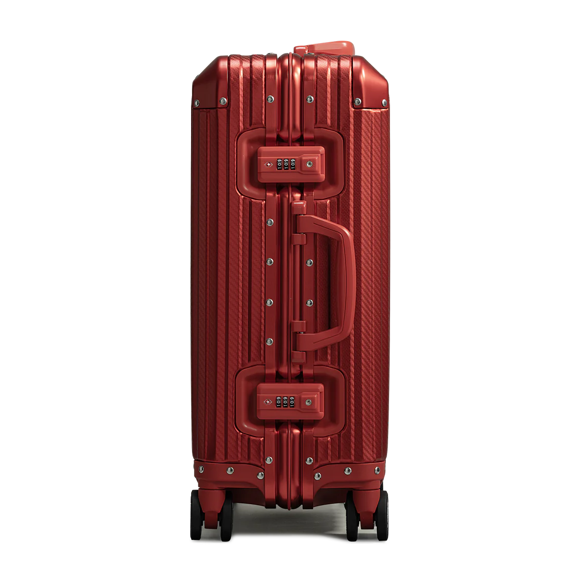 Zuitcase aluminium resväska röd