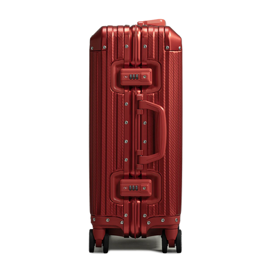 Zuitcase aluminium resväska röd