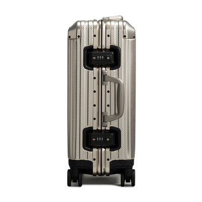 Zuitcase aluminium resväska guld