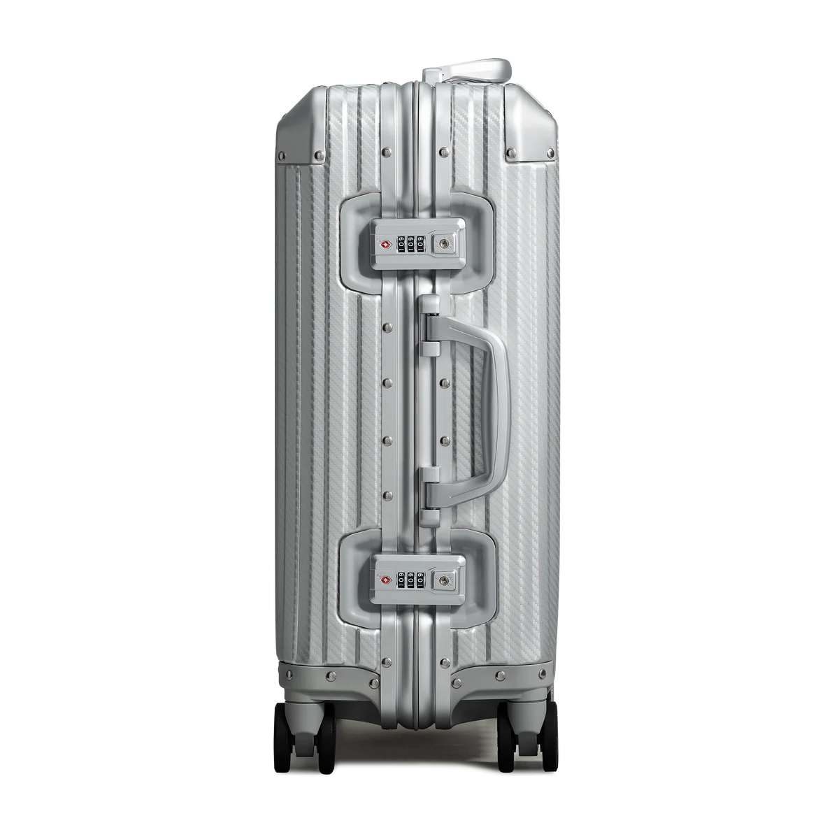 Zuitcase aluminiumskuffert sølv